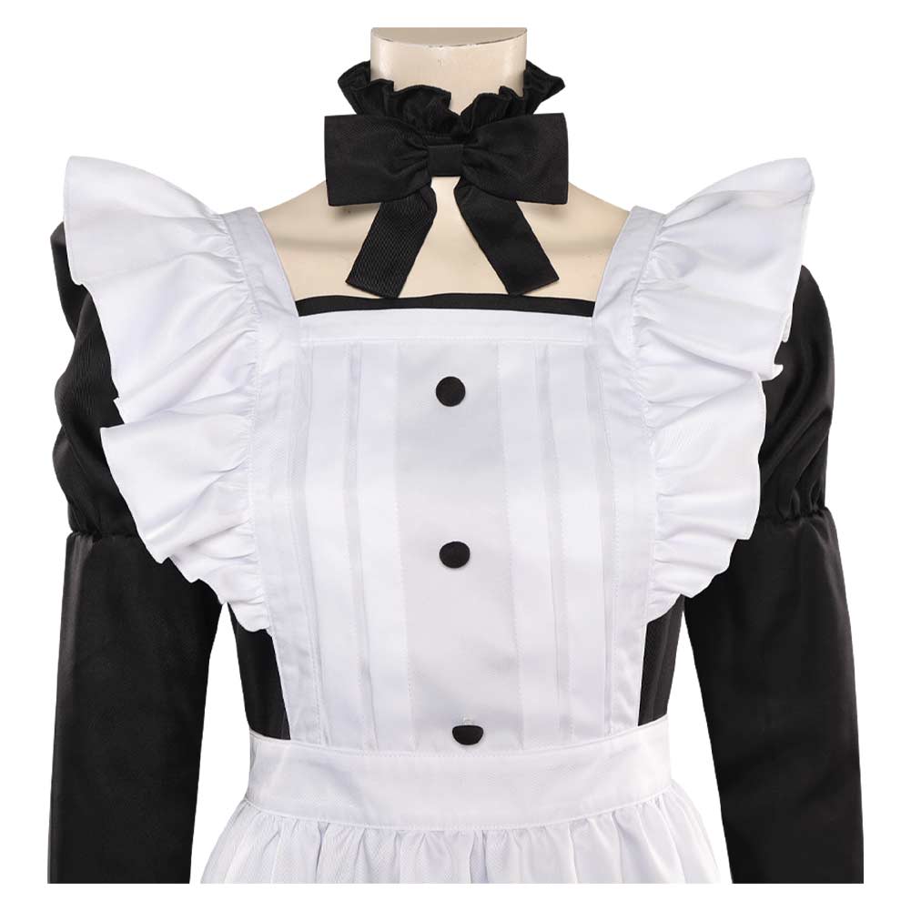 Damen Cosplay Kostüm Outfits Halloween Karneval Party Anzug Maid Schürze Kleid