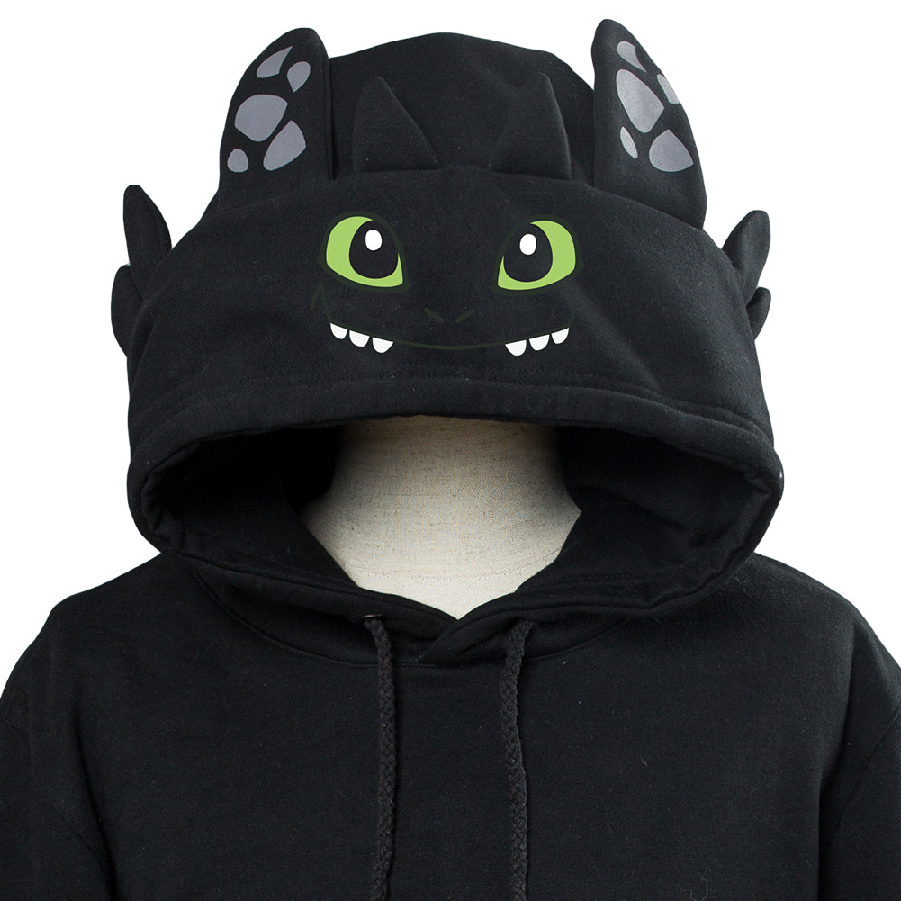 Drachenzähmen leicht gemacht 3 Die geheime Welt Toothless Hoodie Pullover mit Kaputze Pulli für Erwachsene