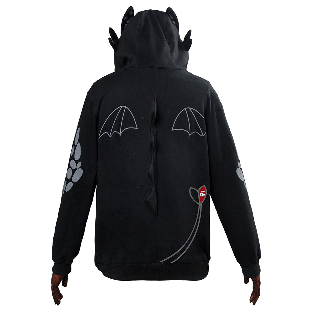 Drachenzähmen leicht gemacht 3 Die geheime Welt Toothless Hoodie Pullover mit Kaputze Pulli für Erwachsene