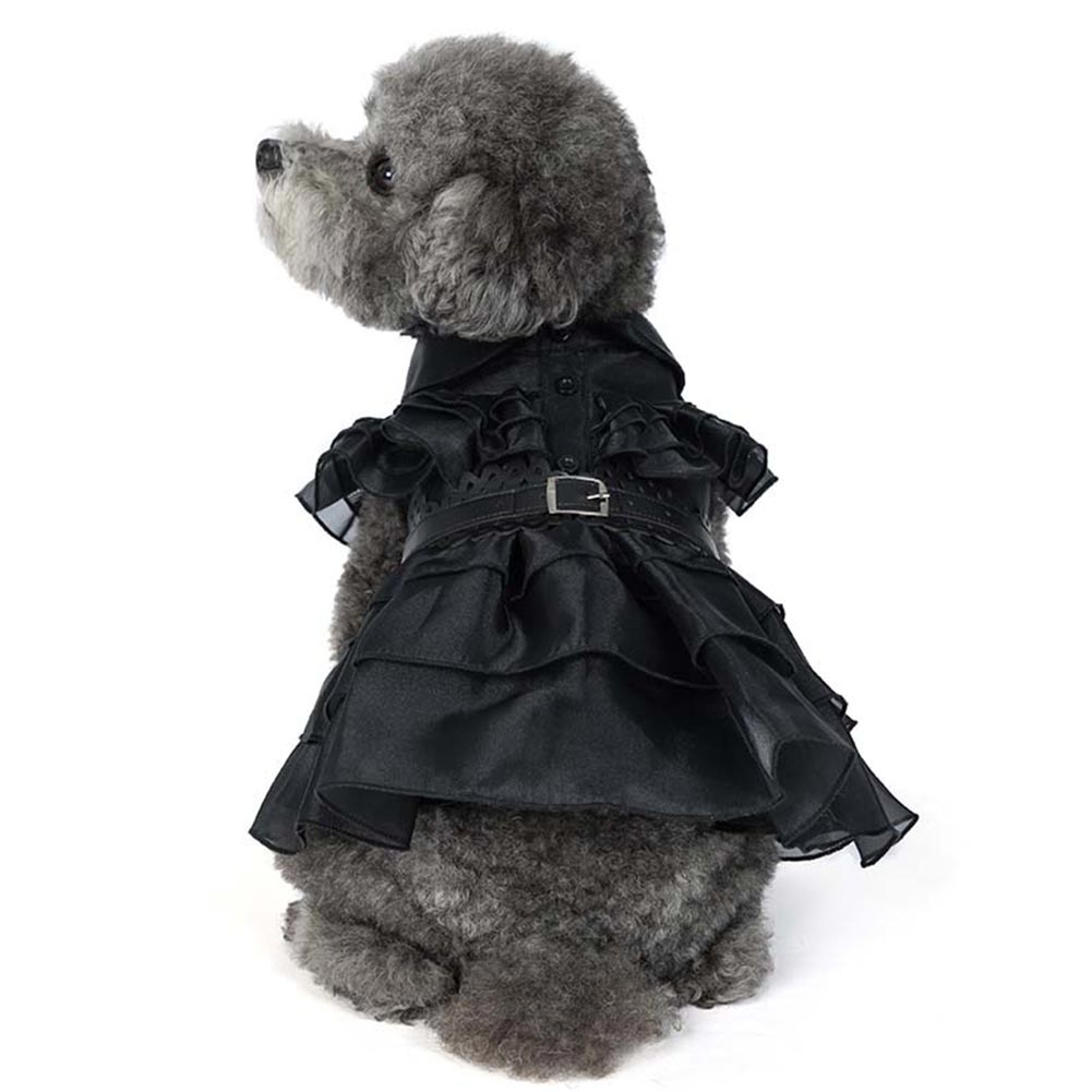 Wednesday Adams  Cosplay Kostüm Outfits Halloween Karneval Anzug für Haustier Katze Hund
