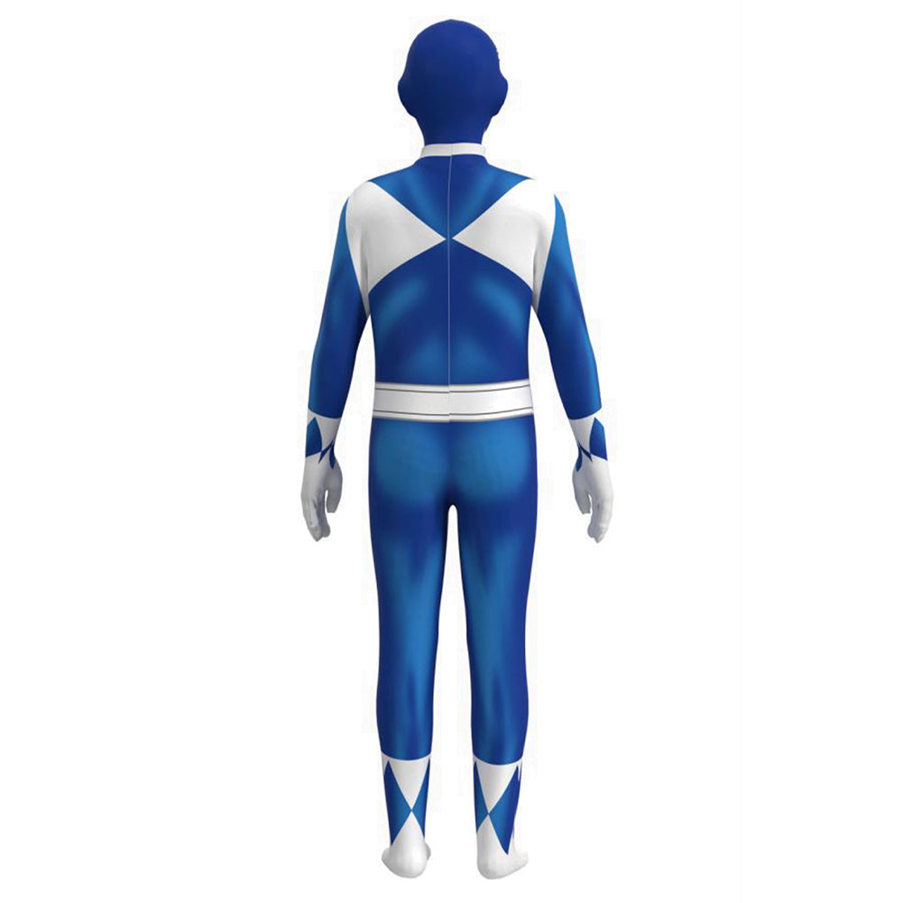 Kinder Mighty Morphin Power Rangers Billy Cosplay Kostüm Halloween Karneval Jumpsuit