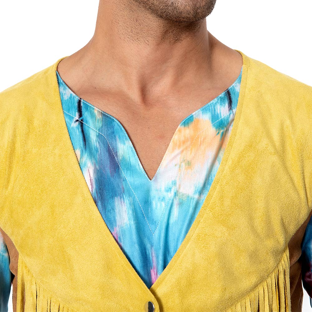 Erwachsene 70er Hippie Cosplay Kostüm Retro Disco Outfits Halloween Karneval Set