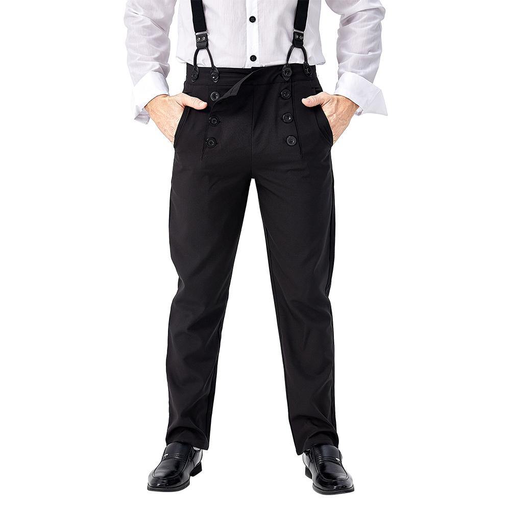 Mittelalter Herren Punk Hose Steampunk Jeans Erwachsene auch für Alltag - Karnevalkostüme