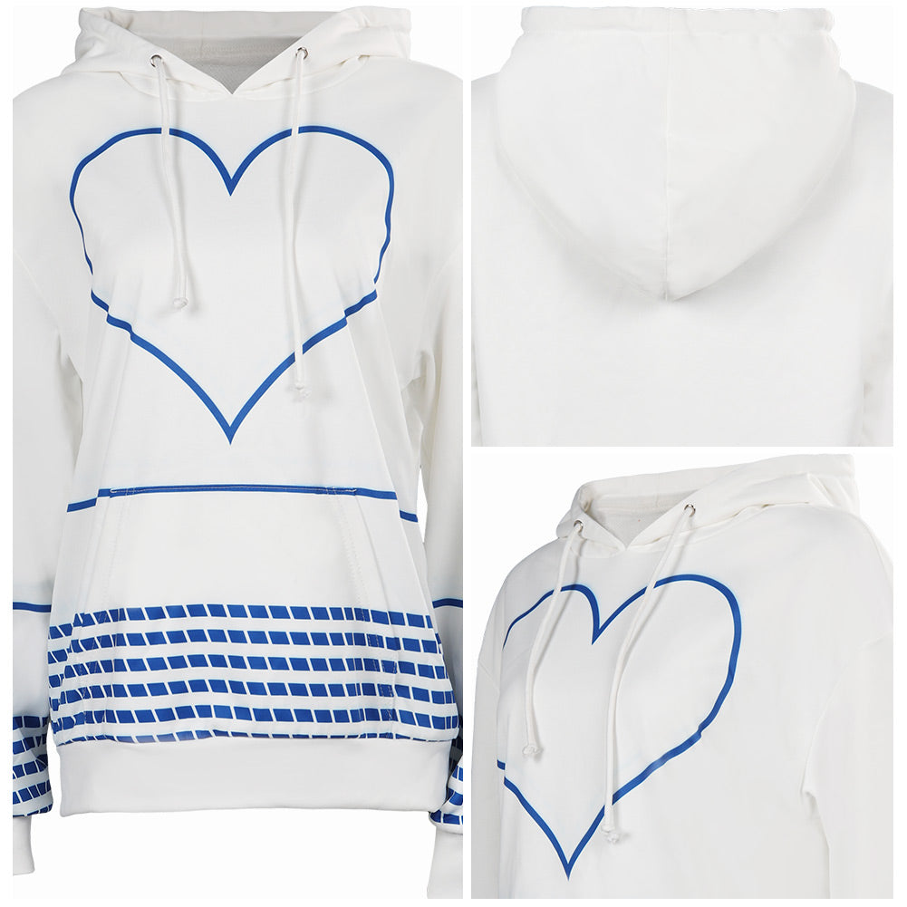 Damen Hoodie Sweatshirt Cosplay Kostüm Outfits Halloween
