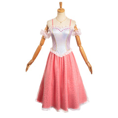 Damen Kleid Cosplay Rosa Garn Rock Cosplay Kostüm Outfits Halloween Karneval Anzug
