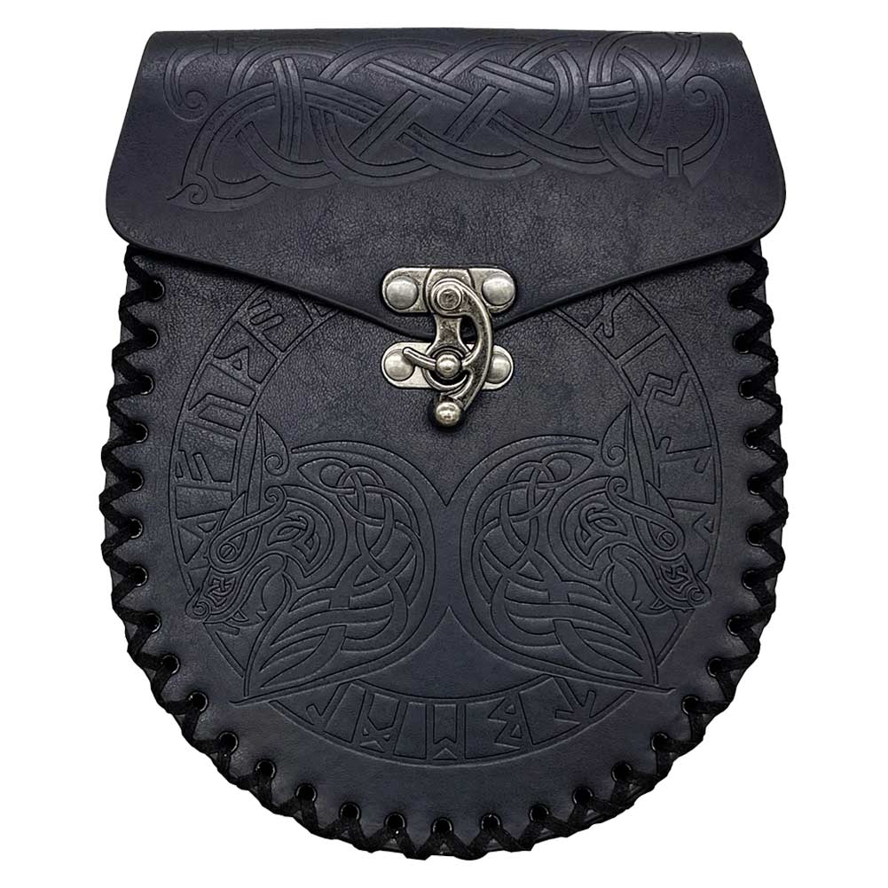 Damen mittelalterliche Retro-Tasche Wikinger Stil Cosplay Gürteltasche Halloween Karneval Kostüm Zubehör