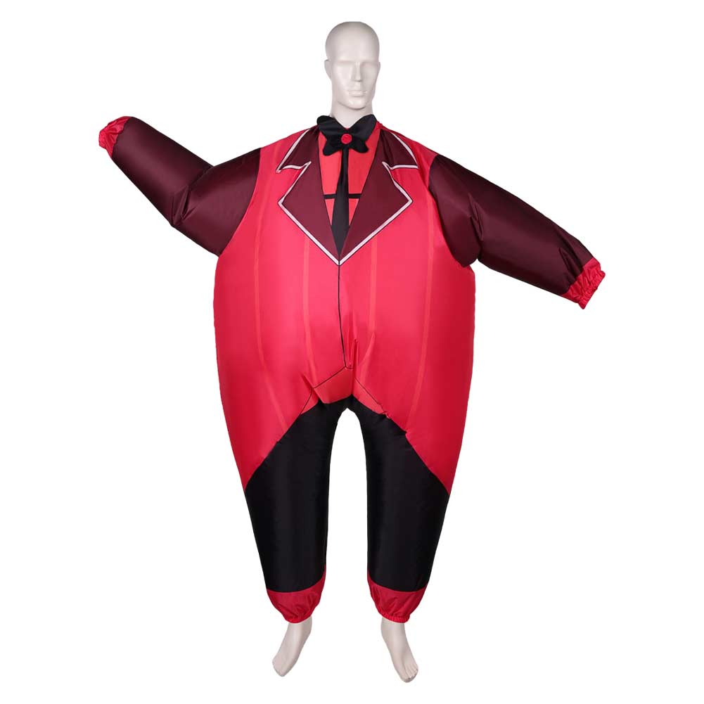 Erwachsene unisex Hazbin Hotel Aufblasbare Anzüge Fancy Party Dress Halloween Karneval Party Anzug Aufblasbare Kostüm Alastor