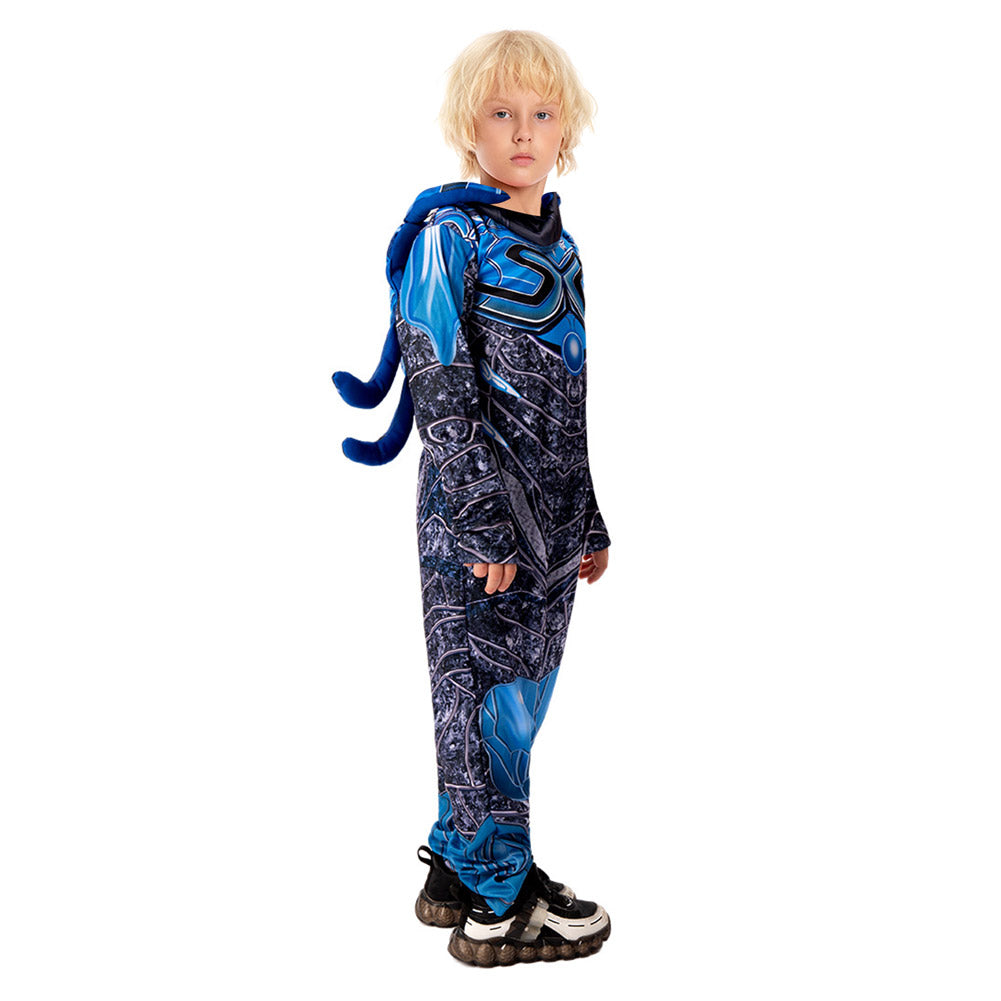 Kinder blau Jumpsuit Cosplay Kostüm Outfits Halloween Karneval Anzug