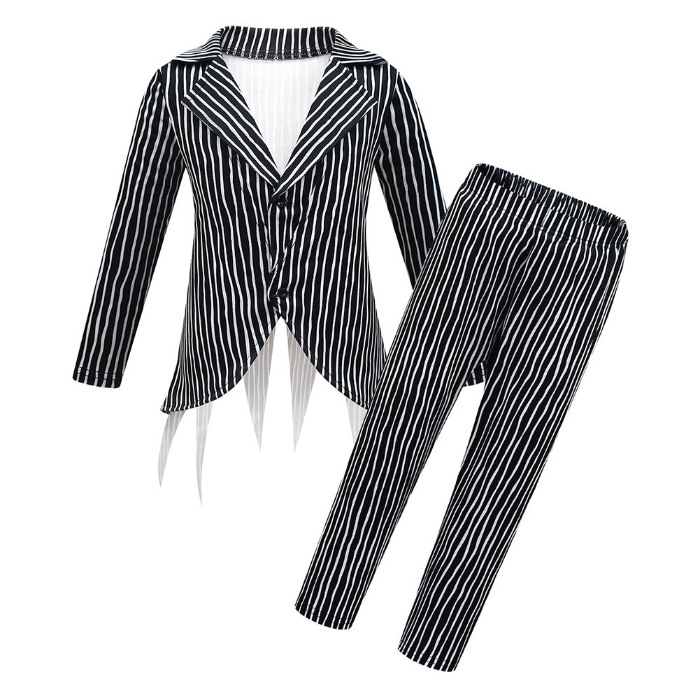 Kinder Jack Cosplay Kostüm Outfits Halloween Karneval Anzug