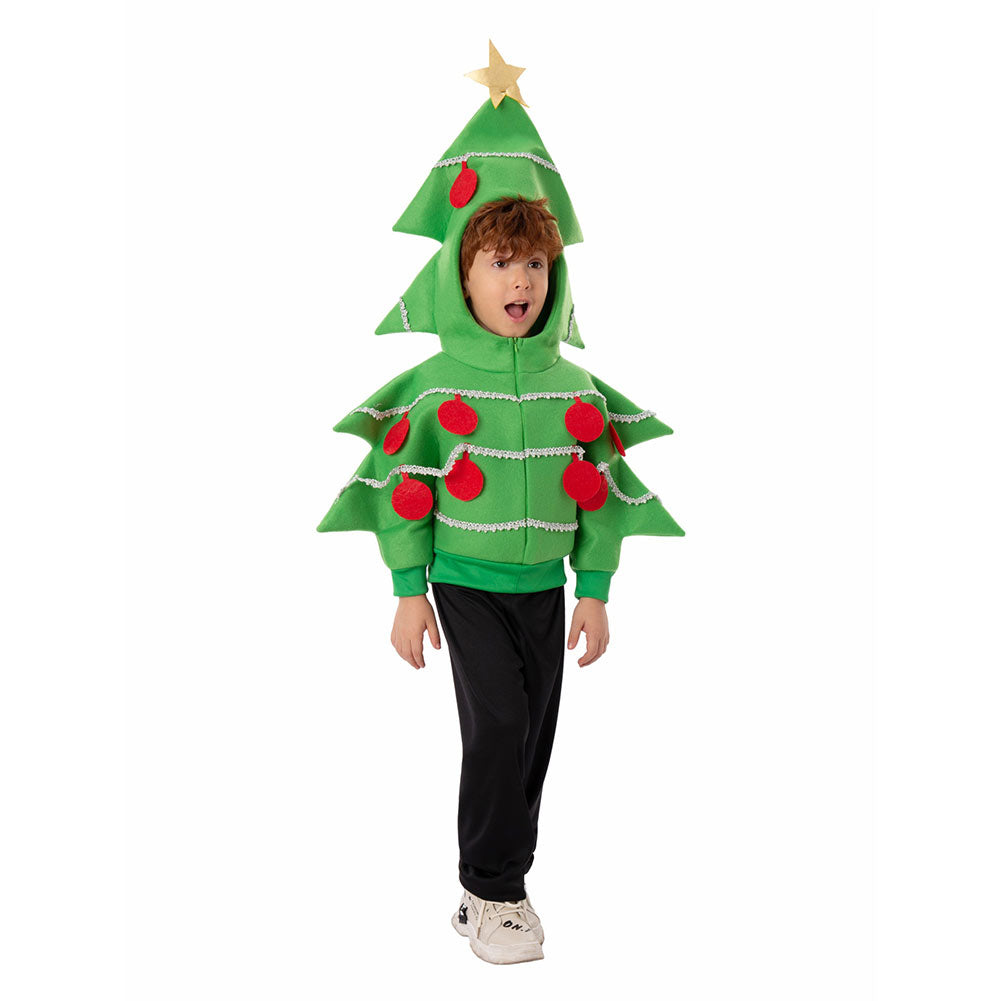 Kinder Kinderjacke Cosplay Kostüm Outfits Halloween Karneval Anzug Weihnachtsbaum