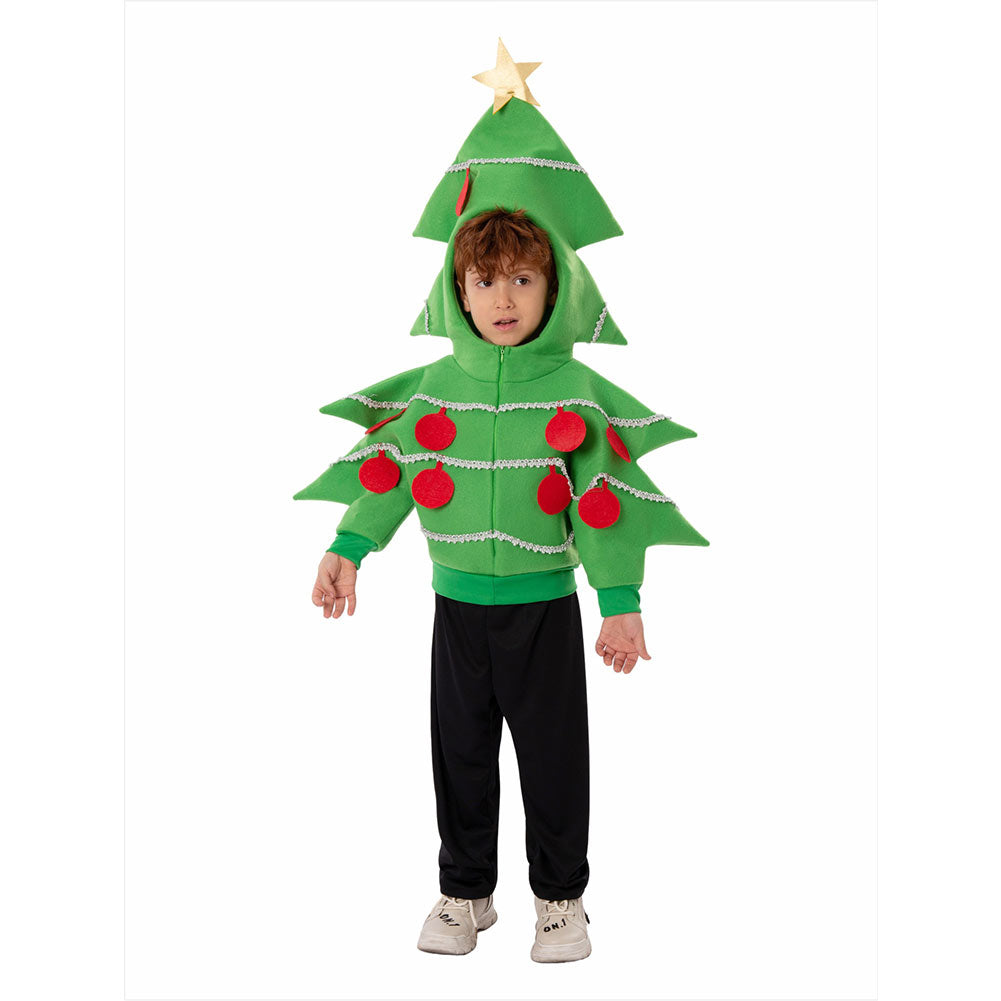Kinder Kinderjacke Cosplay Kostüm Outfits Halloween Karneval Anzug Weihnachtsbaum