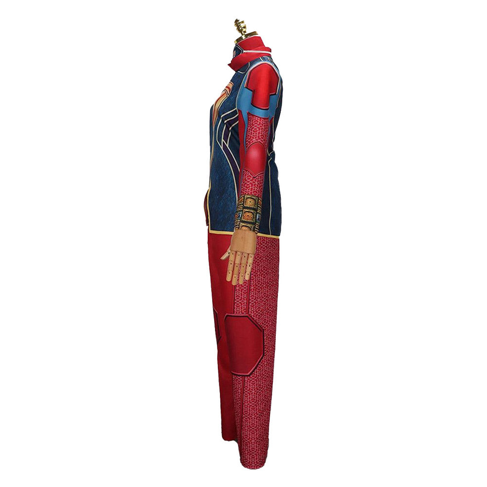 Kinder Mädchen Kamala Khan Cosplay Kostüm Outfits Halloween Karneval Anzug