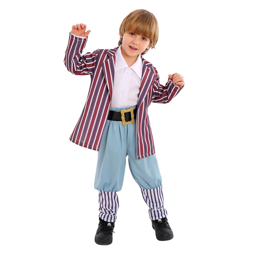 Kinder Oompa cosplay kostüm Outfits Halloween Karneval Anzug