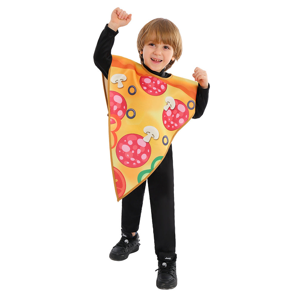 Kinder Pizza Bühne Auftritt Kleidung Cosplay Kostüm Outfits Halloween Karneval Anzug
