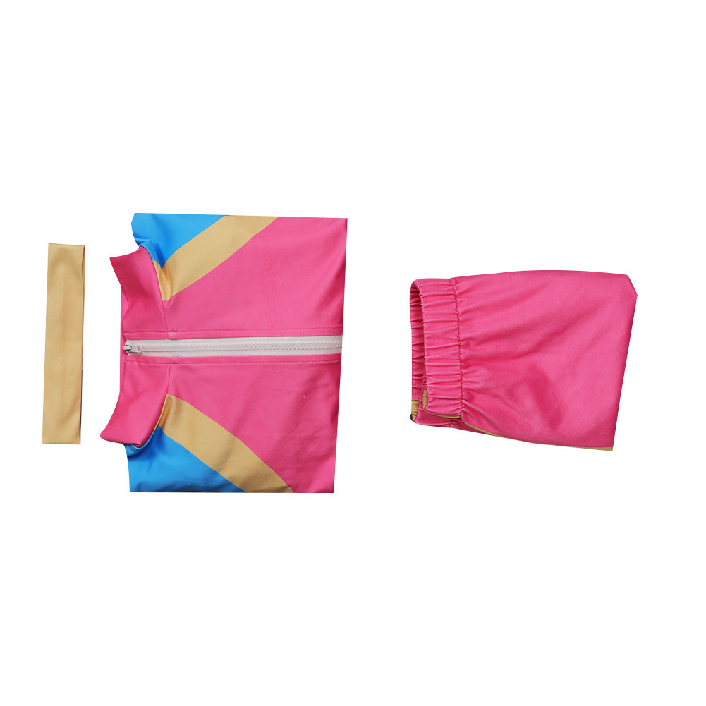 Kinder Retro Tanzsportbekleidung Kostüm 80er Jahre Höhe der Mode Muschelanzug Cosplay Kostüm Outfits Halloween Karnevalsanzug