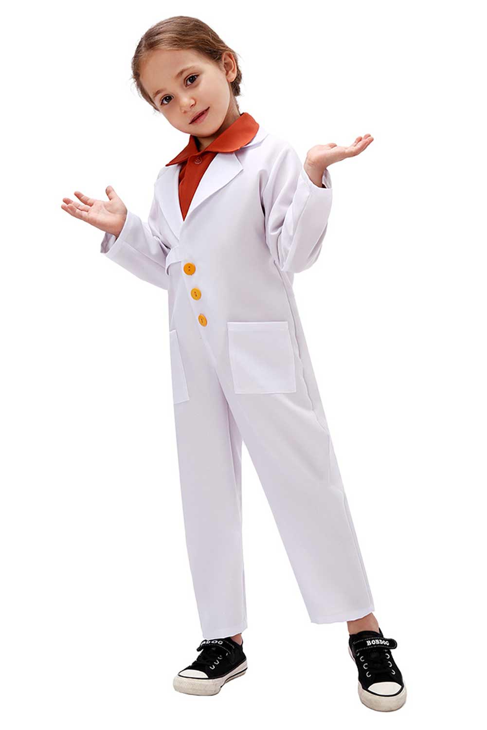 Kinder Weihnachten Wissenschaftler Cosplay-Kostüm für Kinder - Physiker Cosplay-Outfit für Schulaufführungen
