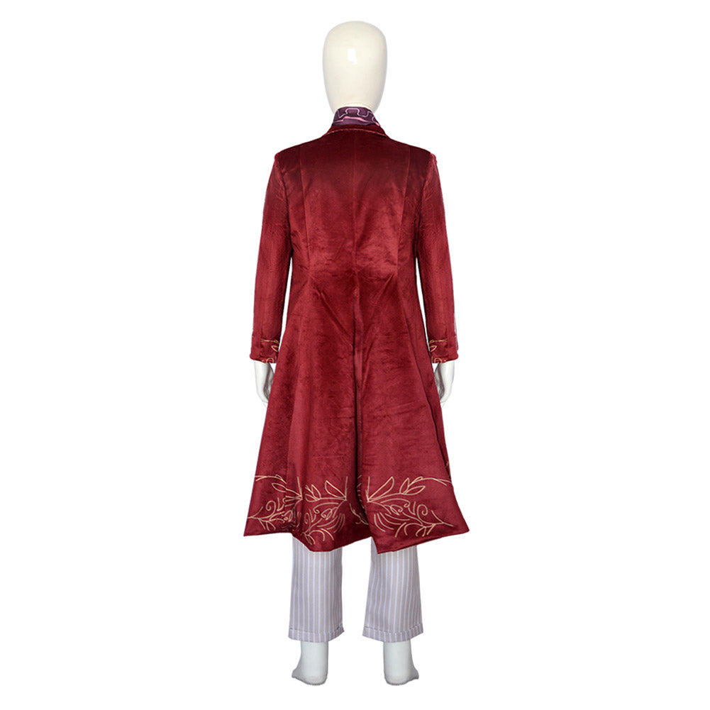 Kinder Wonka  Kostüm Charlie Und Die Schokoladenfabrik Cosplay Outfits Halloween Karneval Anzug