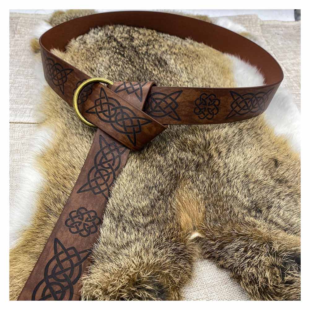 mittelalterliche Gürtel Wikinger Stil Keltischer Cosplay Gürtel Gürtelband Halloween Karneval Kostüm Zubehör