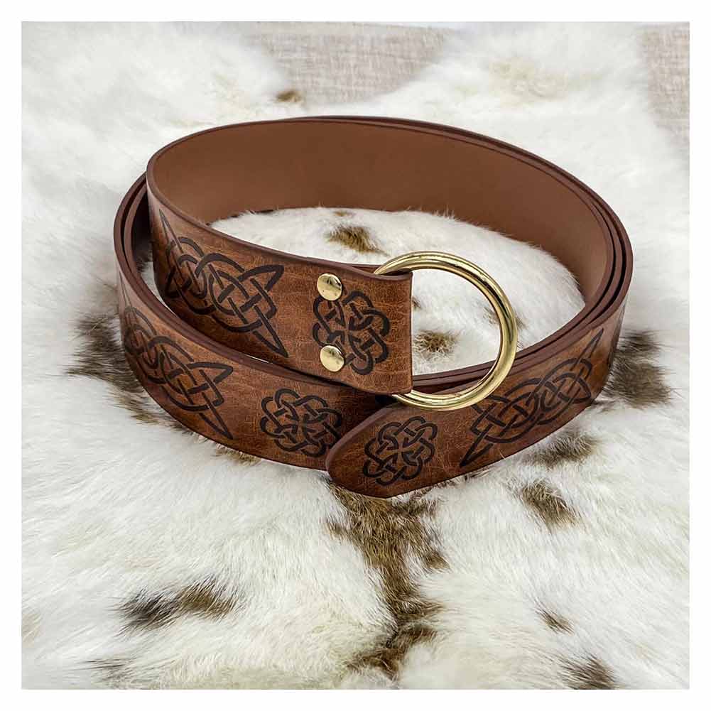mittelalterliche Gürtel Wikinger Stil Keltischer Cosplay Gürtel Gürtelband Halloween Karneval Kostüm Zubehör