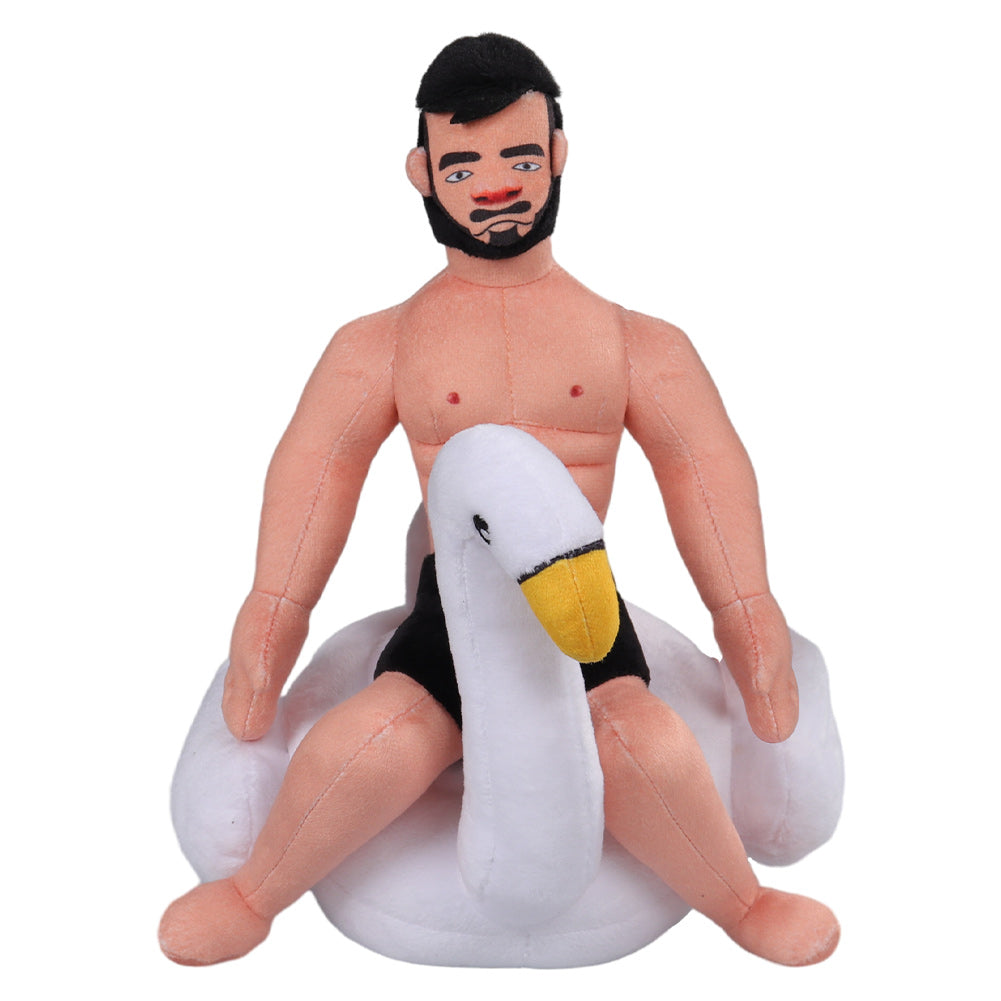 Schwimmender Mann Cosplay Plüschtiere Cartoon Weiche Plüschpuppen Maskottchen Geburtstag Weihnachtsgeschenk