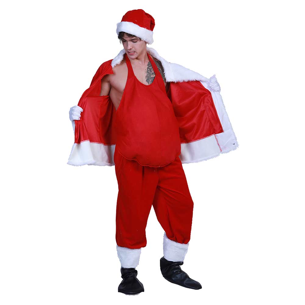 Weihnachtsmann falscher Bauch Cosplay Kostüm Outfits Weihnachten